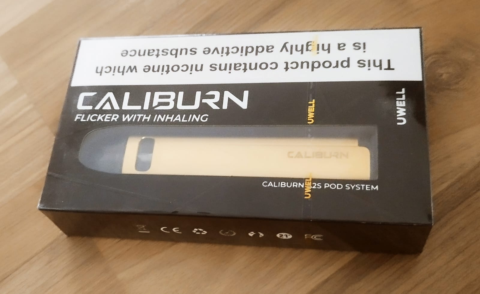 Caliburn AS2 varias cores a venda; loja ciadovape.com